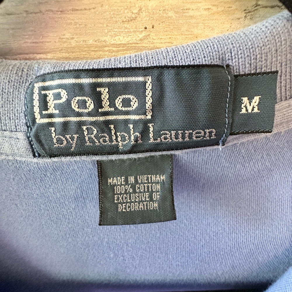 Ralph Lauren Blue Polo Shirt Classic Style - Picture 3 of 8